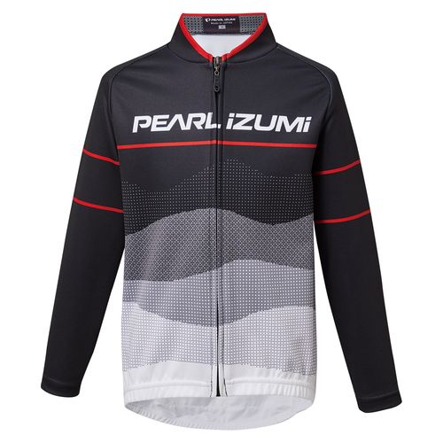 PEARL-IZUMI ( パールイズミ ) 長袖ジャージ K3455-BL キッズ プリント ジャージ  パールブラック 140 