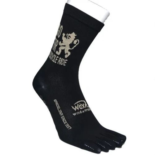 WIND X-TREME ( ウインドエクストリーム ) ソックス ご機嫌サイクルソックス(グリップ付き五本指) ブラック 25.5-27.5cm