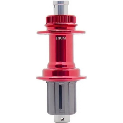 特別セール GROWN ディスクハブ 32H 前後セット アダプタ付 GROWTAC ( グロータック ) ハブ EQUAL ディスクハブ リア レッド