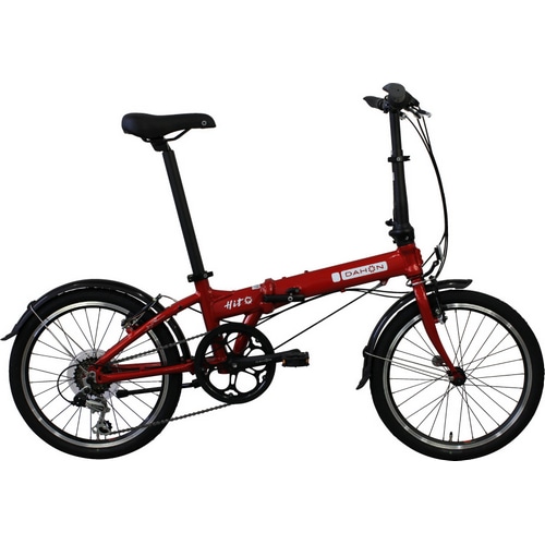 DAHON ダホン 折りたたみ自転車 HIT ヒット ルビーレッド One Size (適応身長目安145cm-190cm)  自転車・パーツ・ウェア通販 ワイズロードオンライン