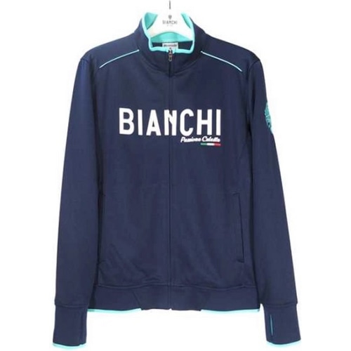 BIANCHI ( ビアンキ ) 半袖ジャージ フルジップジャージ ネイビー M 