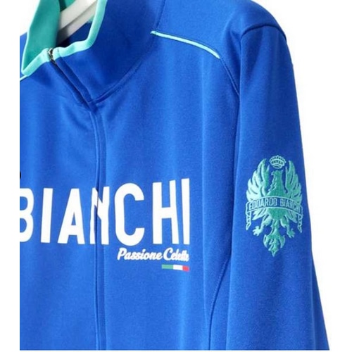 BIANCHI ( ビアンキ ) 半袖ジャージ フルジップジャージ ブルー XL