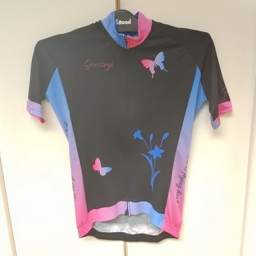 GSG ( ジェッセージ ) 半袖ジャージ BUTTERFLY LADY JERSEY ( バタフライ レディー ジャージ ) ブラック M 