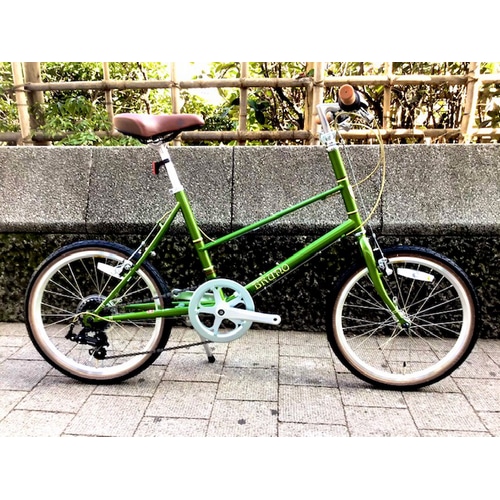 BRUNO ( ブルーノ ) ミニベロ（小径車） MIXTE SILVER EDITION メタリックグリーン 