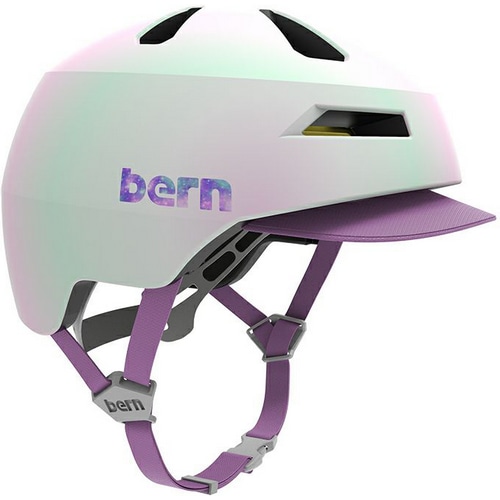 BERN ( バーン ) キッズ用ヘルメット NINO 2.0 ( ニーノ 2.0 ) サテンギャラクシーパープル S ( 52-55.5cm )