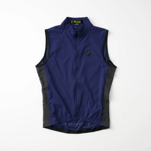 KAPELMUUR ( カペルミュール ) ベスト・ジレ ストレッチウインドベスト リップストップ バックポケット付き ネイビー S