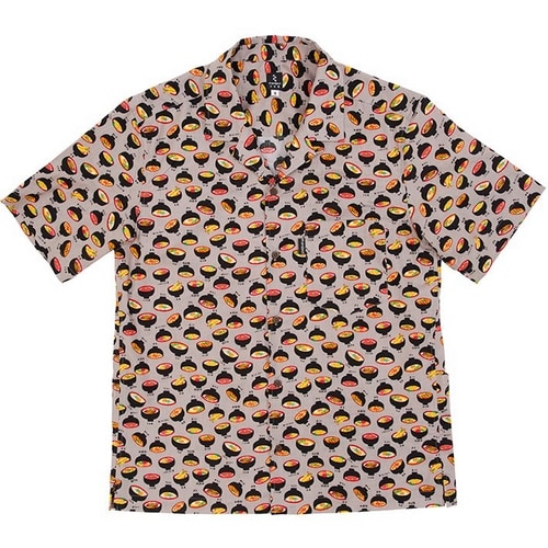 rin project ( リンプロジェクト ) Tシャツ・カジュアルウェア はらぺこアロハ 丼 グレー M