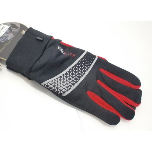 180s ( ワンエイティーズ ) ウィンターグローブ EXOLITE GLOVES ( エクソライト グローブ ) ブラック/レッド S/M |  自転車・パーツ・ウェア通販 | ワイズロードオンライン