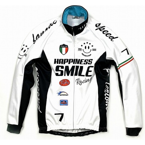 7-ITA ( セブンアイティエー ) ウィンタージャケット RACING SMILE ( レーシング スマイル ) ジャケット ホワイト L