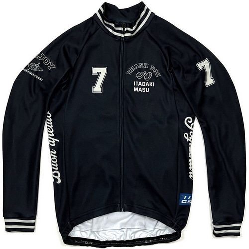 7-ITA ( セブンアイティエー ) 長袖ジャージ 【オンライン専売】 ITADAKIMASU LS JERSEY ( イタダキマス ロングスリーブジャージ ) グラファイト L