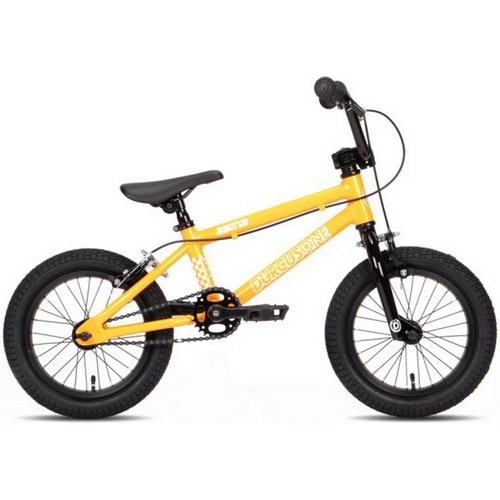 DURCUS ONE ( ダーカスワン ) BMX RECTUS KIDS BMX 14 ( レクタス キッズ BMX 14 ) ゴールデンイエロー  14インチ ( 適正身長95-120cm前後 )