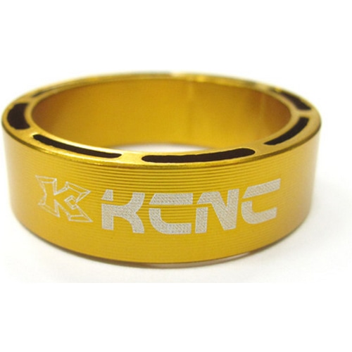 KCNC ( ケーシーエヌシー ) ヘッドスペーサー HEADSET SPACER SLS ( ヘッドセット スペーサー SLS オーバーサイズ ) ゴールド 10mm