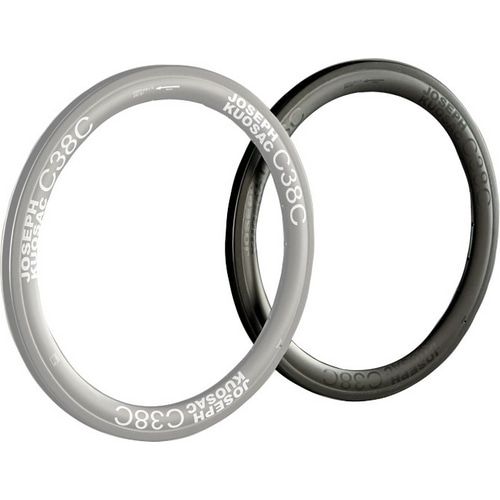 JOSEPH KUOSAC ( ジョセフ クゼ ) リム C38C CARBON RIM 406 ( カーボンリム 406 ) 1本入 カーボン  ブラックラベル 24H 20