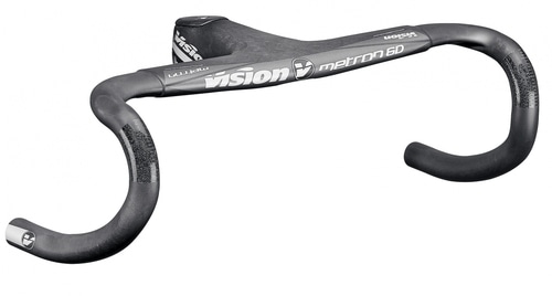 VISION ( ヴィジョン ) ロードバイク用(ドロップハンドルバー) METRON ( メトロン ) 6D INTEGRATED グレー  90X400mm