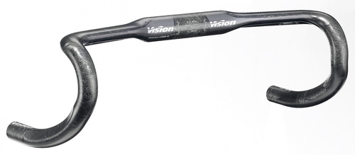 VISION ( ヴィジョン ) ロードバイク用(ドロップハンドルバー) TRIMAX CARBON ( トライマックス カーボン ) 4D  COMPACT グレー 400mm