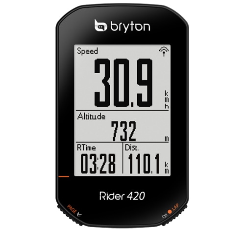 BRYTON ( ブライトン ) GPS サイクルコンピューター RIDER420E 本体のみ | 自転車・パーツ・ウェア通販 | ワイズ