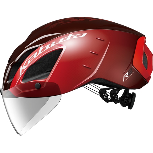 OGK KABUTO ( オージーケーカブト ) スポーツヘルメット AERO ( エアロ ) -R2 クリムゾンレッド S/M