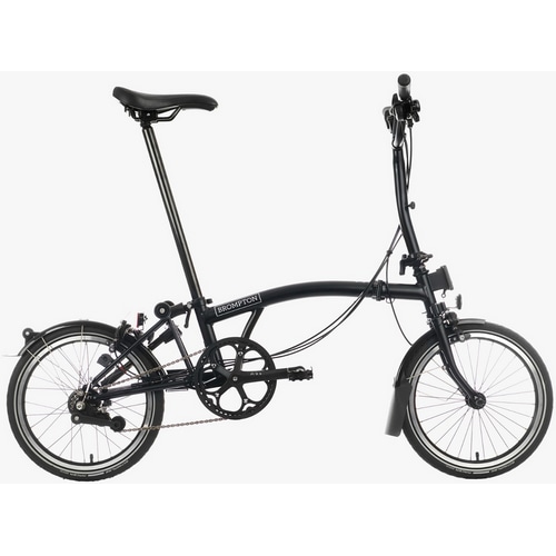 BROMPTON ( ブロンプトン ) 折りたたみ自転車 C LINE EXPLORE MID ( Cライン エクスプロアー ミッド ) マットブラック ( 適正身長145-185cm前後 )