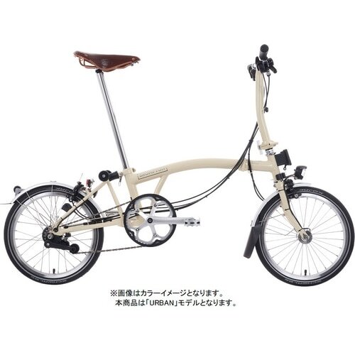 BROMPTON ( ブロンプトン ) 折りたたみ自転車 C LINE URBAN LOW S2L ( Cライン アーバン ロウ )  ポールモールホワイト ( 身長目安145cm-185cm前後 )