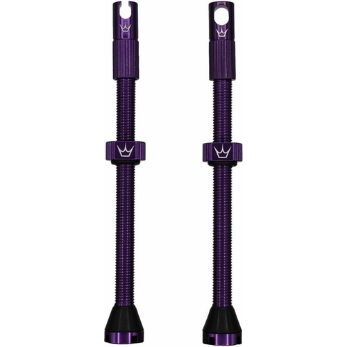 PEATYS ( ピーティーズ ) バルブ&エクステンション TUBELESS VALVES ( チューブレスバルブ ) バイオレット 60MM