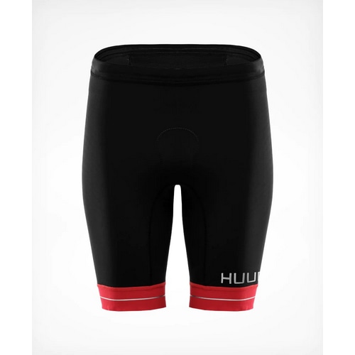 HUUB ( フーブ ) トライスーツ RACELINE TRIATHLON SHORT ( レースライン トライアスロン ショーツ )  ブラック/レッド L