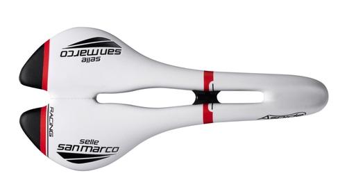 selle-SANMARCO ( セラサンマルコ ) サドル ASPIDE Open-Fit Racing Narrow ( アスピデ  オープンフィット レーシング ナロー ) ホワイト S2 132x277mm