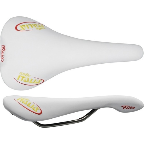 selle-ITALIA ( セライタリア ) サドル FLITE 1990 NJS EMBROIDERY ホワイト L