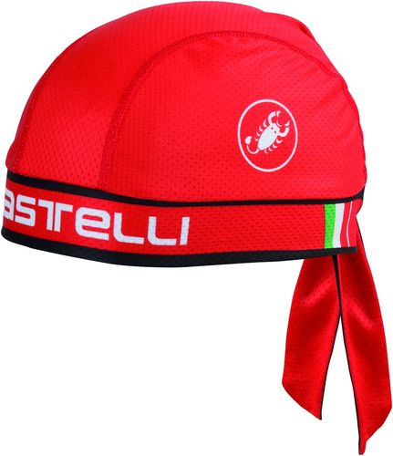  CASTELLI ( カステリ ) 帽子・ヘッドバンド CASTELLI BANDANA ( カステリ バンダナ ) 023 レッド UNI 