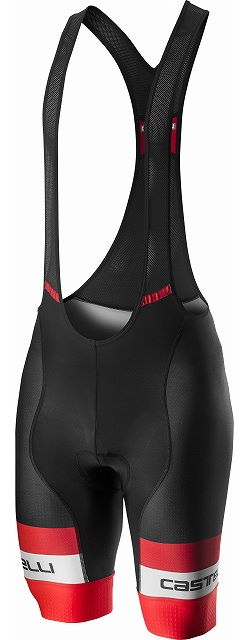 CASTELLI ( カステリ ) 20026　COMPETIZIONE BIBSHORT 023 ブラック / レッド S 