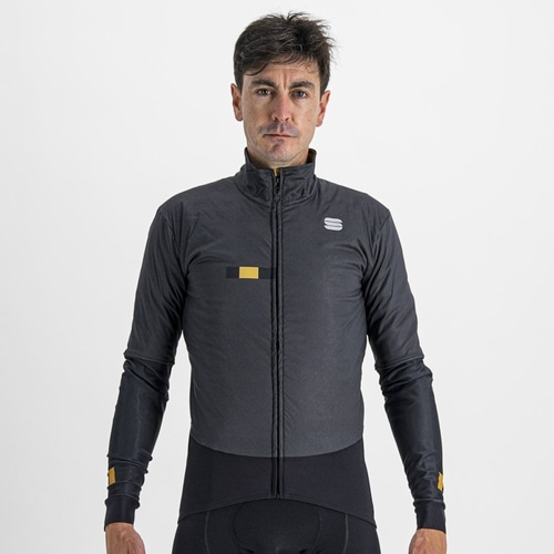 SPORTFUL ( スポルトフル ) ジャケット BODYFIT PRO JACKET ( ボディフィット プロ ジャケット ) ブラック/ゴールド S 