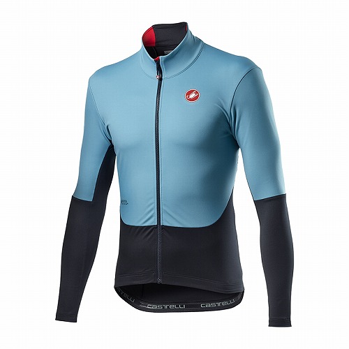 CASTELLI ( カステリ ) NANO MID WIND 長袖ジャージ 479 チェレステ / ブラック XS 