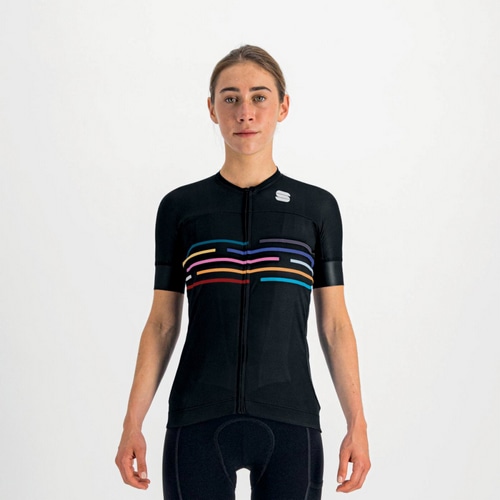  SPORTFUL ( スポルトフル ) 半袖ジャージ VELODROME W S/S JSY ( ヴェロドロウム ウィメンズ ショートスリーブ ジャージ ) 002ブラック S 