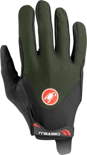 CASTELLI ( カステリ ) 指付きグローブ ARENBERG GEL LF GLOVE ( アレンバー ゲル LF グローブ ) 075 ミリタリー グリーン XS 