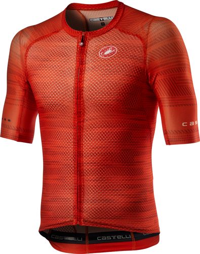  CASTELLI ( カステリ ) 半袖ジャージ CLIMBER'S 3.0 SL JRS ( クライマーズ 3.0 SL JRS ) 656 ファイヤリー レッド L 