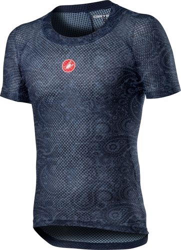 CASTELLI ( カステリ ) インナーウェア PRO MESH M SHORT SLEEVE ( プロ メッシュ M ショート スリーブ ) 070 ダークスティール ブルー M 