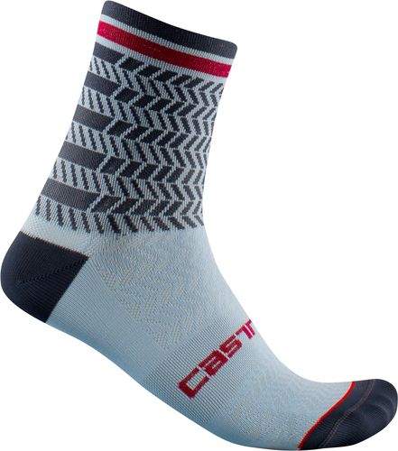  CASTELLI ( カステリ ) ソックス AVANTI 12 SOCK ( アヴァンティ 12 ソックス ) 489 ダスティー ブルー / ダークスティール ブルー L/X 