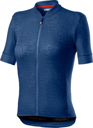 CASTELLI ( カステリ ) 半袖ジャージ PROMESSA JACQUARD JERSEY ( プロメッサ ジャカード ジャージ ) ウィメンズ 964 アゲート ブルー S 