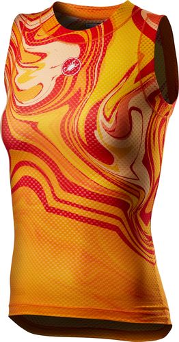 CASTELLI ( カステリ ) インナーウェア PRO MESH M SLEEVELESS ( プロ メッシュ M スリーブレス ) ウィメンズ 731 サフラン S 