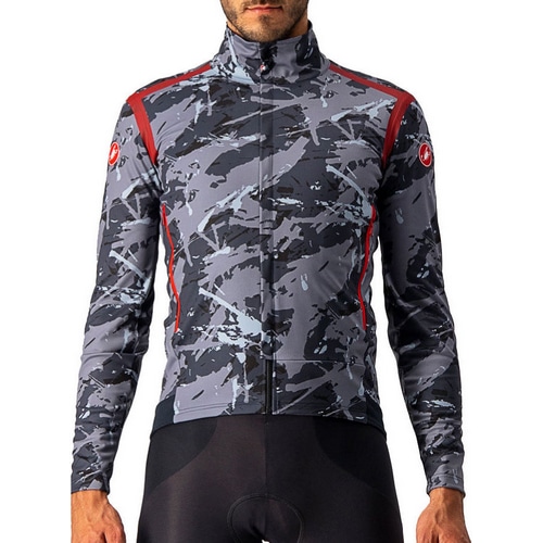 Castelli Perfetto Ros長袖ジャージ ブルー グレー レッド CASTELLI ( カステリ ) 長袖ジャージ PERFETTO ROS LS ( ペルフェット