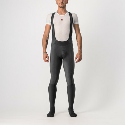 CASTELLI ( カステリ ) ビブタイツ 22SS VELOCISSIMO 5 BIBTIGHT ( ベロシッシモ 5 ビブタイツ ) 010ブラック/シルバー L 