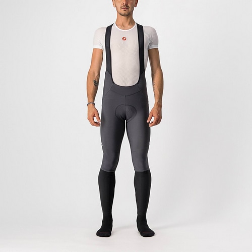 CASTELLI ( カステリ ) ビブタイツ VELOCISSIMO 5 BIBTIGHT ( ヴェロチッシモ 5 ビブタイツ ) 030グレー/シルバー M 