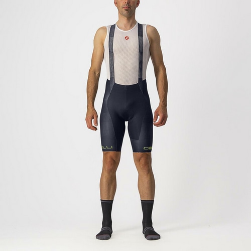  CASTELLI ( カステリ ) ビブショーツ FREE AERO RC PRO BIBSHORT ( フリーエアロ RC プロ ビブショーツ ) サヴィルブルー/エレクトリックライム M 