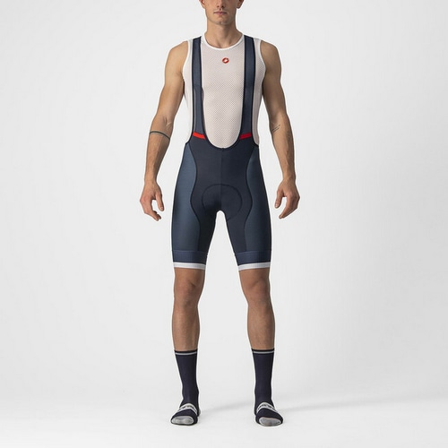  CASTELLI ( カステリ ) ビブショーツ 22SS COMPETIZIONE KIT BIBSHORT ( コンペティツィオーネ キット ビブショーツ ) 414ブルー/SLGY M 