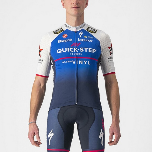 CASTELLI ( カステリ ) 半袖ジャージ 22SS COMPETIZIONE JERSEY ( コンペティツィオーネ ジャージ ) 424ブルー/ホワイト XL 