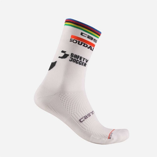 CASTELLI ( カステリ ) ソックス ROSSO CORSA PRO 15 SOCK ( ロッソ コルサ プロ 15 ソックス ) 111  ワールドチャンピオン XXL