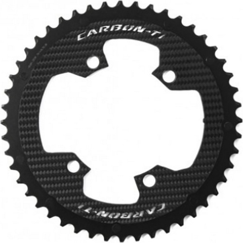 CARBON-TI チェーンリング X-CARBORING ROAD A/C 4BOLT X-AXS (107/48T