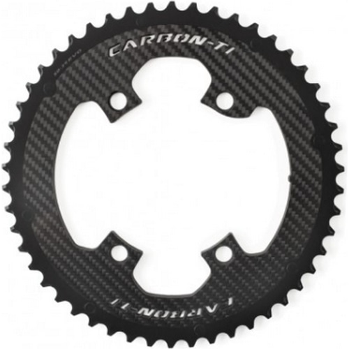 CARBON-TI チェーンリング X-CARBORING EVO ROAD A/C 9100 (110/50T