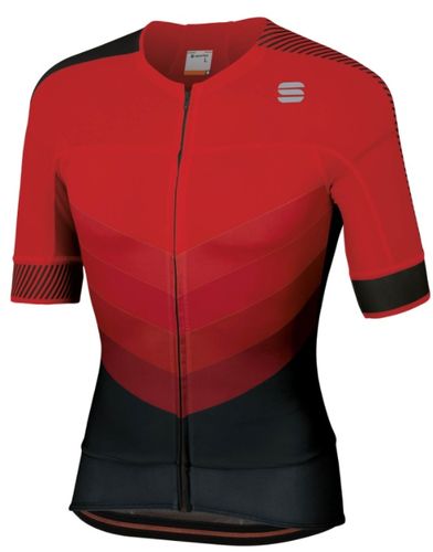 SPORTFUL ( スポルトフル ) 半袖ジャージ BODYFIT PRO 2 EVO ( ボディフィット プロ 2 エボ ) レッド / アンスラサイト M 