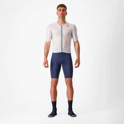 CASTELLI ( カステリ ) トライスーツ SANREMO ULTRA SPEED SUIT ( サンレモ ウルトラ スピードスーツ )  アイボリー/ベルジャンブルー L | 自転車・パーツ・ウェア通販 | ワイズロードオンライン