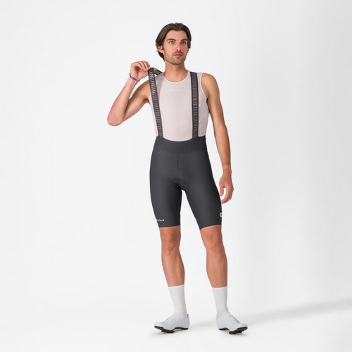 CASTELLI ( カステリ ) ビブショーツ ESPRESSO 2 BIBSHORT ( エスプレッソ 2 ビブショーツ ) ダークグレー M
